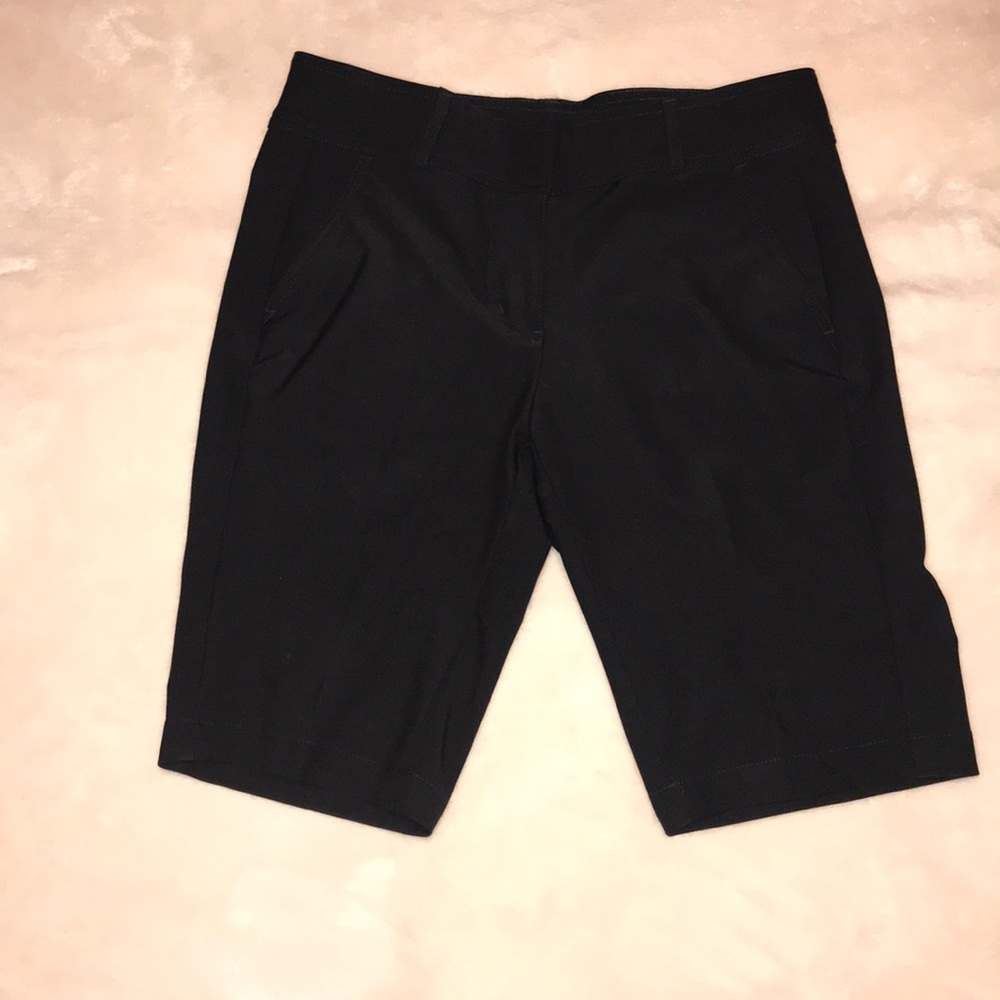 Black golf shorts
